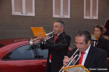  Procesión sin presencia policial en Ojos de Garza (Foto TA)